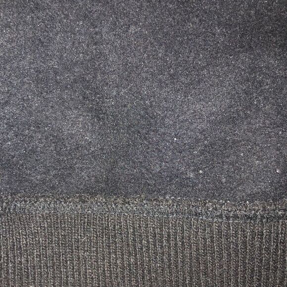 H&M M Gray Black Cotton/Polyester Blend Shawl Sweater - Picture 9 of 9